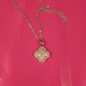White diamond necklace